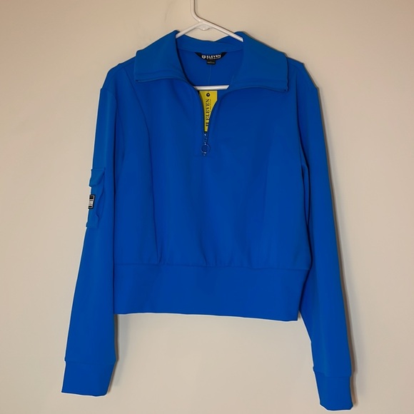 EleVen by Venus Williams Hot Shot Half Zip Sweatshirt
Blue Size Large tennis - Picture 3 of 8